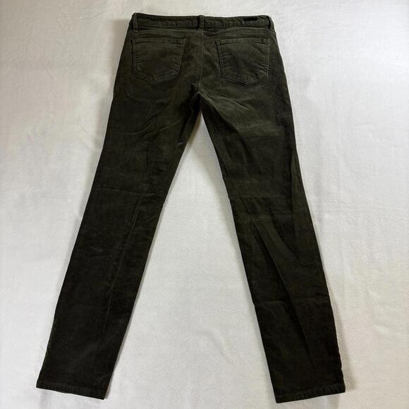 Corduroy Skinny Jeans Olive Green Kut Diana 8 Fits Like 31X29 Stretch Pants - Picture 10 of 12